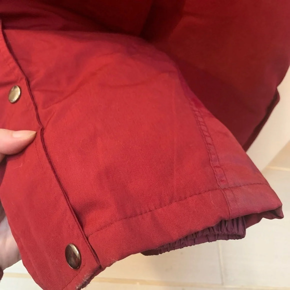 Vintage Jackson Hole Burgundy Bib Overall Snow Pants M - Picture 5 of 11